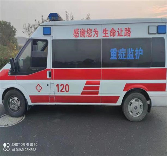 后湖管理区救护车出租服务案例3